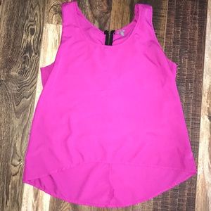 Pink Charlotte Russe Sleeveless Blouse